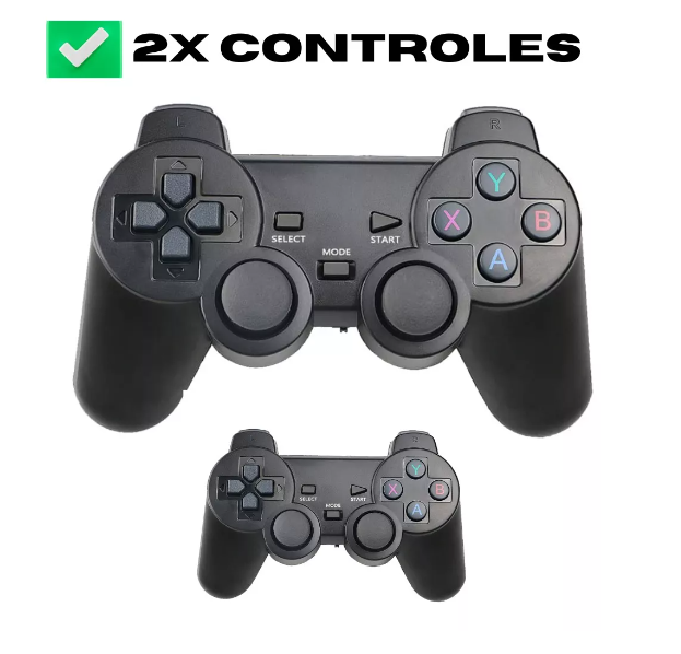 Gamestick original 10mil Jogos 2 Controles Sem Fio